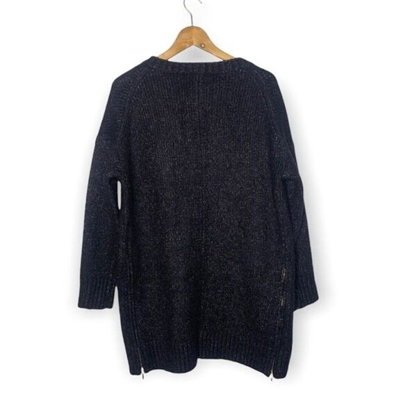 Juicy Couture Cardigan Women's XS Alpaca Wool Blue Knit Chunky City Sweater - Picture 9 of 10